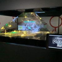 全息展柜 三维立体投影180/270/360度互动成像展示柜