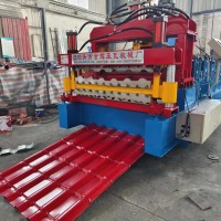河北金辉压瓦机械厂专业生产各种型号压瓦机定制各种异型冷弯机