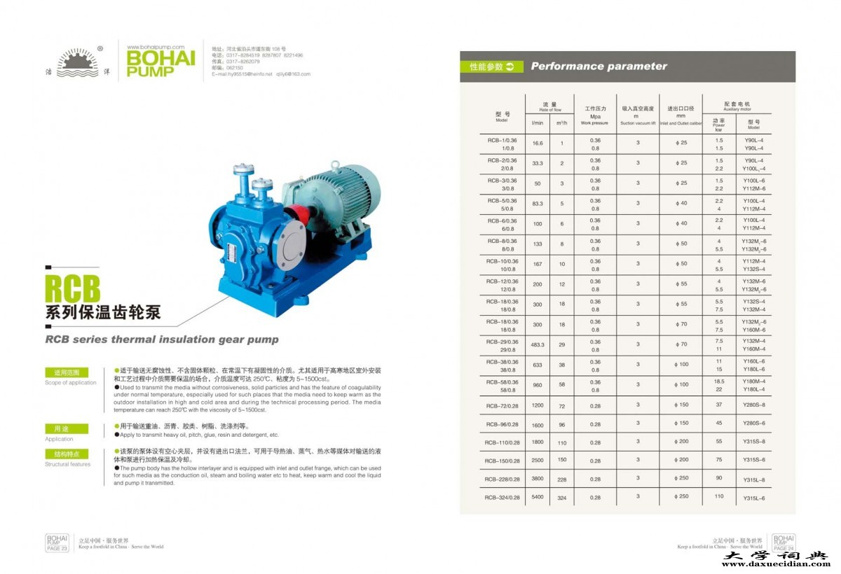 沧州市泊头渤海油泵国产计量加油泵生产价格低图1