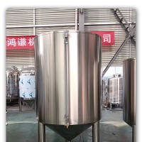 汾阳市鸿谦白钢油罐 304大型炸油罐加工定制厂家供货